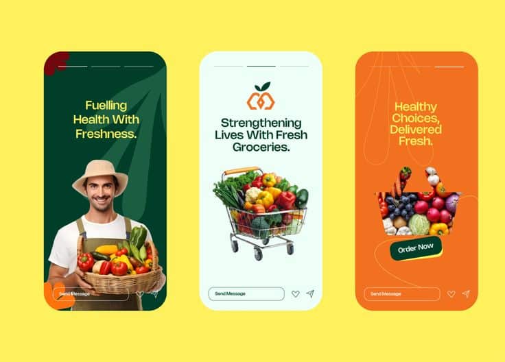 Wireframe sketches mapping out the structure of a website layout