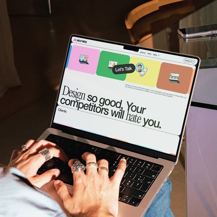 UX design interface showing user flow and interaction design