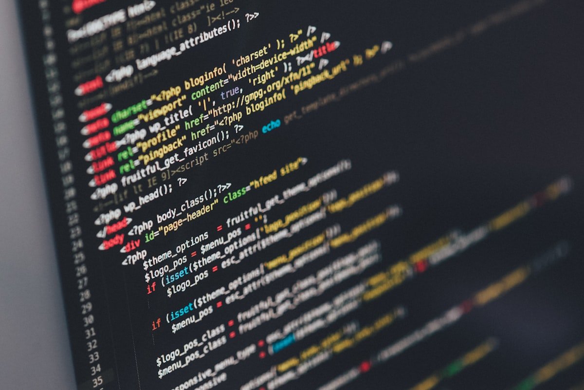 Web development trends - developer coding on screen